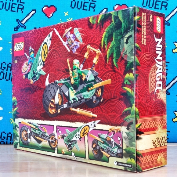 Lego Ninjago LLOYD’S JUNGLE CHOPPER BIKE [ 71745 ] Building Toy ( 183 Pieces ) - Picture 3 of 10